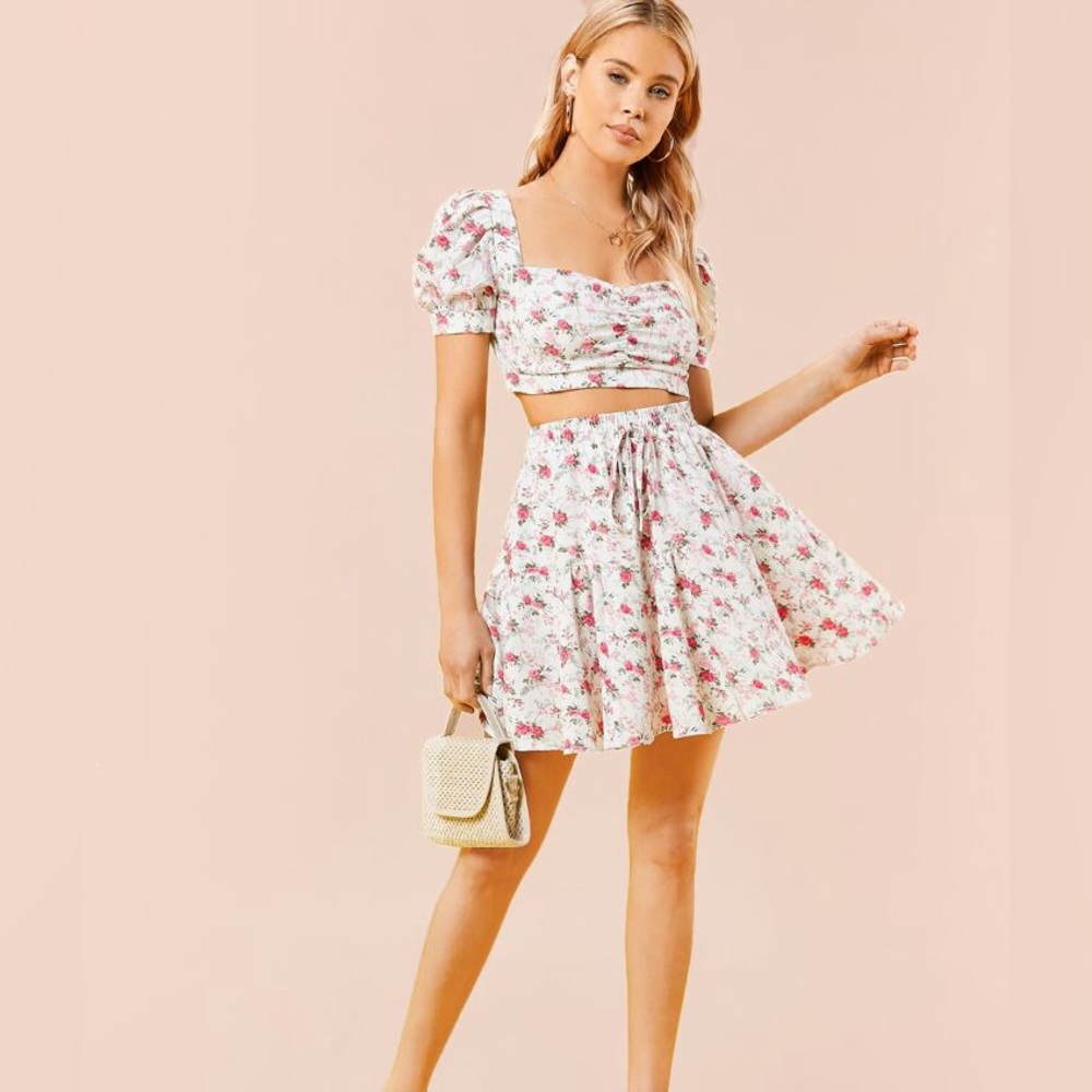 Floral Print Women's Skirt